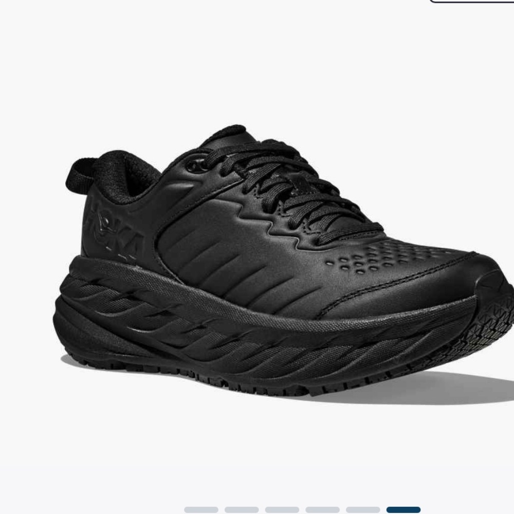 Black Hoka shoes